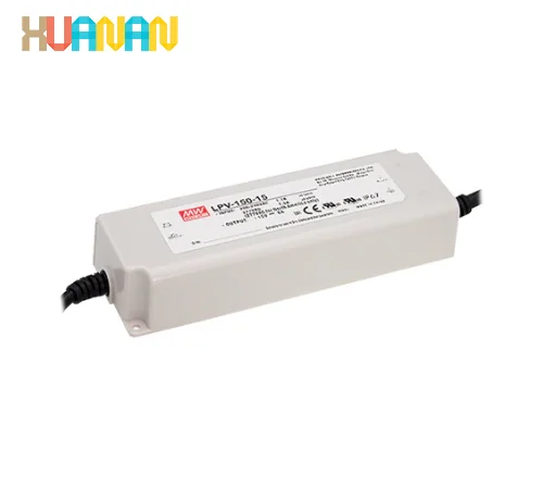 MEAN WELL LPV-150-12 150W 12V LEDドライバー – IP67 Class II、プラスチックケース