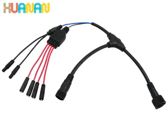 2pin 3pin 4pin 尼龙材质 IP67 IP68 防水 Y 型分线连接器 - 图片 2