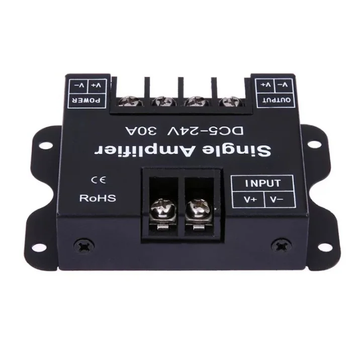 Amplificateur LED monochrome 30A / Répéteur de signal – 1 canal, 360W, DC5-24V - image 3