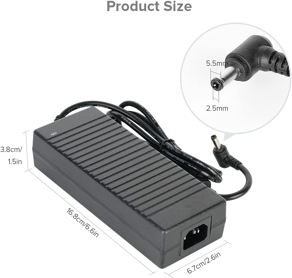 BTF-LIGHTING 12V 10A 120W Power Supply Adapter ETL Listed - image 2