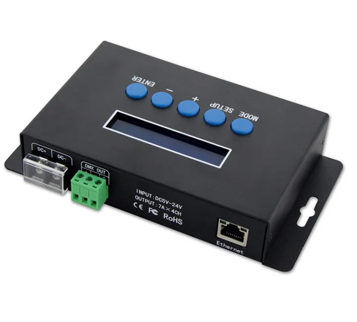 Contrôleur de pixels Ethernet SPI/DMX BC-204 – Art-Net et sACN, 5440 pixels - image 2