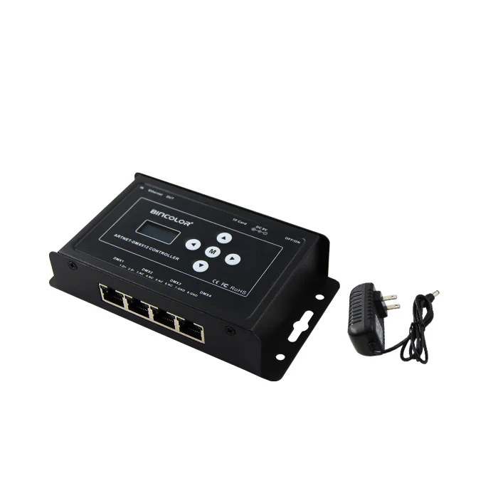 Contrôleur BC-DMX4 ArtNet-DMX512 – Convertisseur Ethernet vers DMX 4 ports pour éclairage scénique - image 2