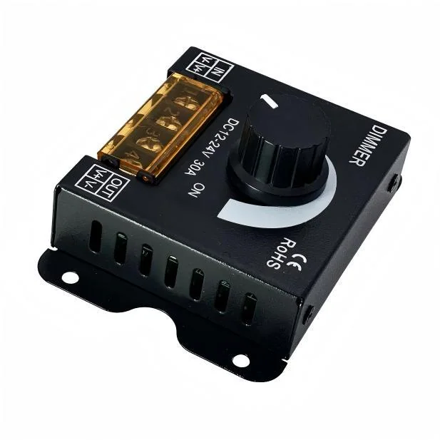 DC12-24V 30A LED调光器 – 手动单色照明控制器 - 图片 2