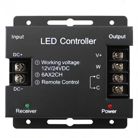 Variateur à télécommande tactile bicolore DC12-24V 12A – Gradation CCT - image 2
