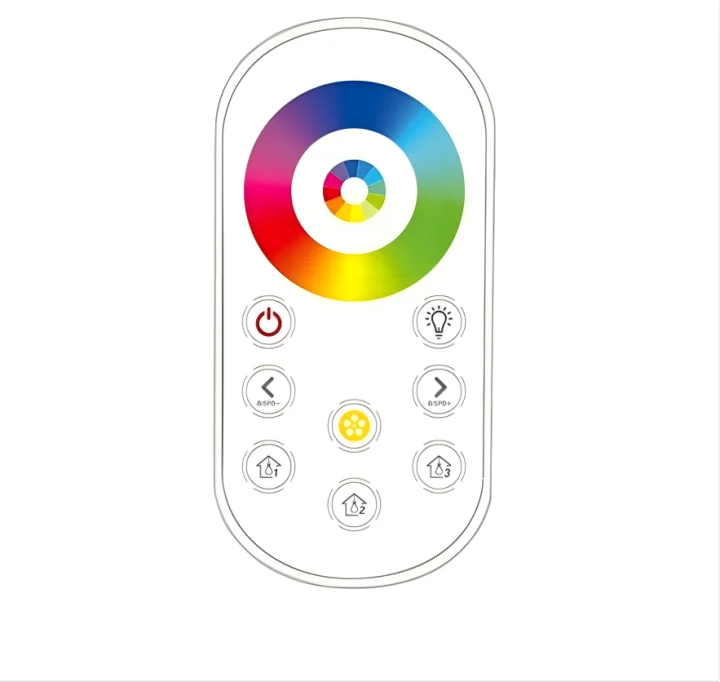 Télécommande tactile RF sans fil DC5-24V 6A – Pour bandeaux LED RGB, RGBW, RGBCCT - image 3