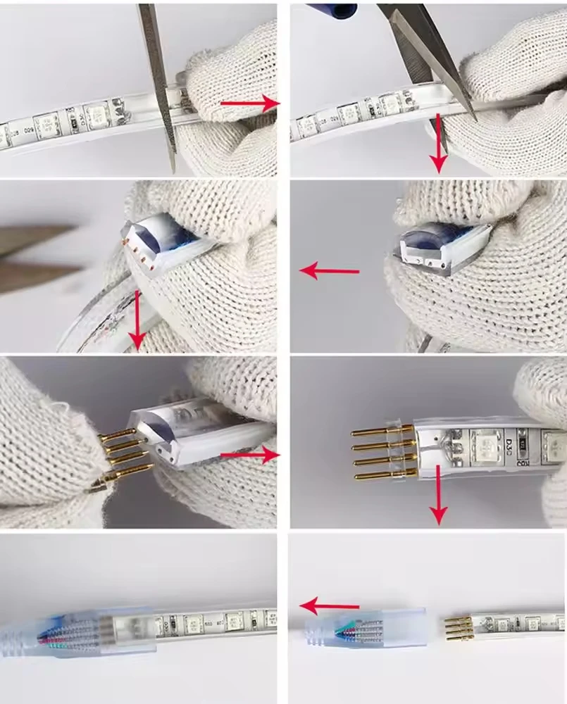 热销RGB发光二极管灯带220V 60led/M柔性防水灯 - image 3
