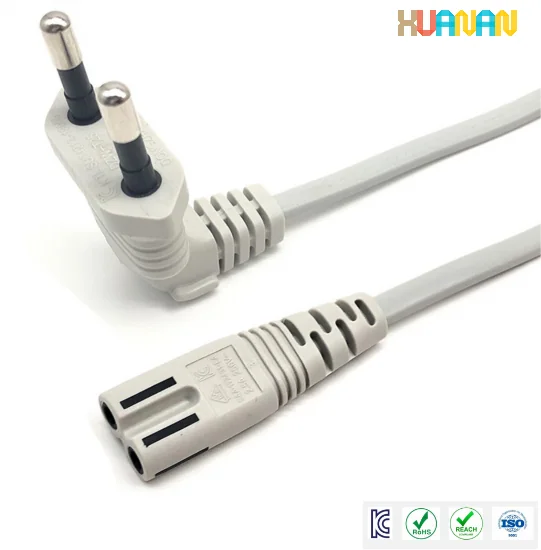 韓国 KSC8305 2ピン 3ピン To C7 C13 電源コード AC電源ケーブル
