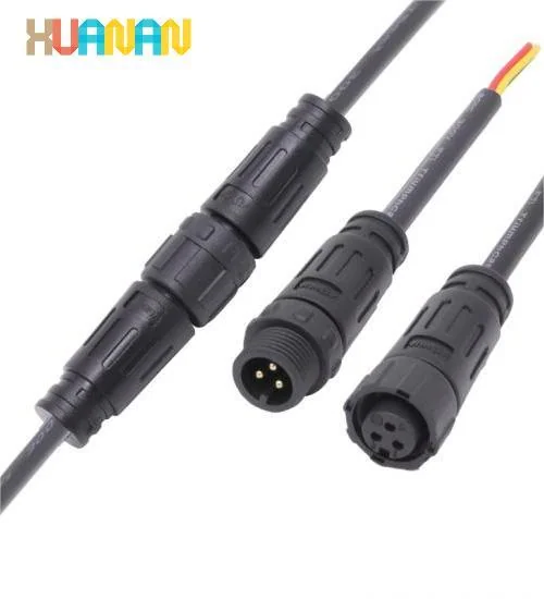 Круглый разъем M12 с предварительной заделкой провода, вилка и розетка, 2Pin 3Pin 4Pin 5Pin 6Pin 7Pin 8Pin, с кабелем 18/20/22/24 AWG - изображение 2