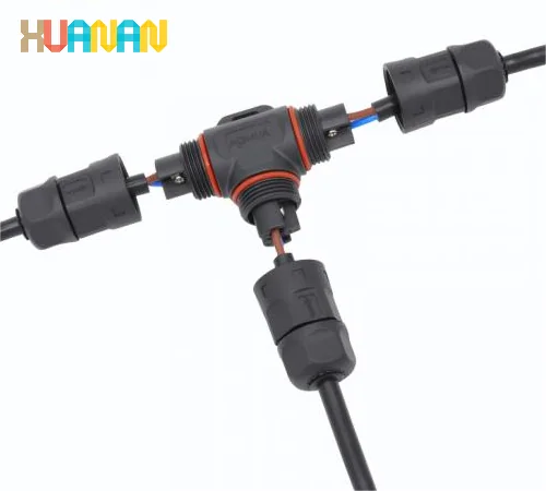 2pin 3pin 4pin M15 M16 M20 M23 M25 螺纹 T 型 IP67/IP68 防水连接器 - 图片 3