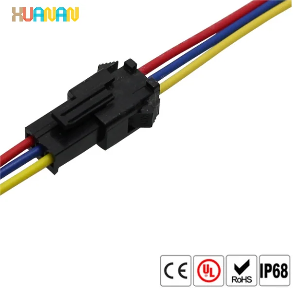 Разъемы-корпуса «папа-мама» с проводами 20AWG, сборка, жгут проводов - изображение 2
