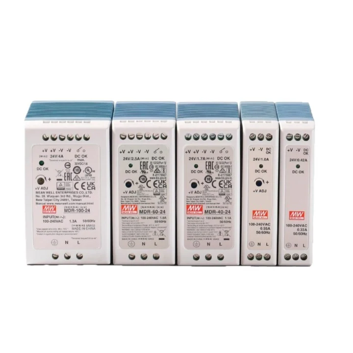 MEAN WELL MDR-20 20W DIN Rail Power Supply – Industrial, DC OK - изображение 3