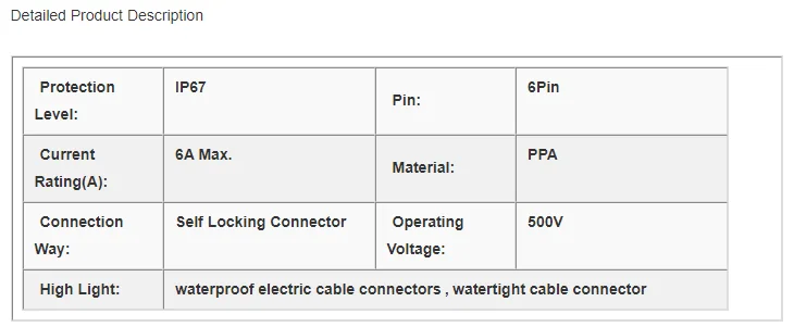 Многожильные разъемы M10 6PIN IP68 водонепроницаемые штекерные и гнездовые - изображение 6