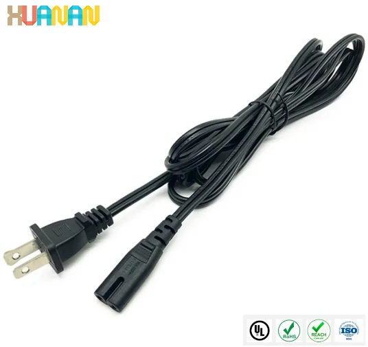 USA IEC 60320 UL 認定 NEMA 1-15P 5-15P TO C7 C13 電源コード AC 電源ケーブル