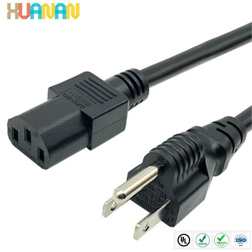 Кабель питания США IEC 60320 UL Listed NEMA 1-15P 5-15P TO C7 C13 AC Power Cables - изображение 2