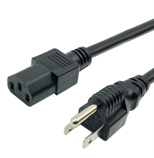 Кабель питания США IEC 60320 UL Listed NEMA 1-15P 5-15P TO C7 C13 AC Power Cables - изображение 6