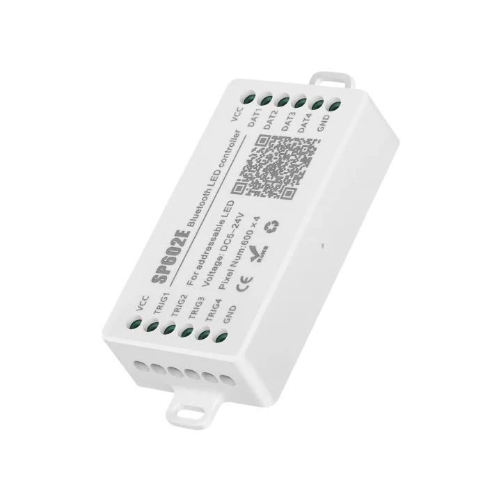 SP602E 蓝牙与 RF 4 通道像素 LED 控制器 – APP/遥控，音乐同步 - 图片 2