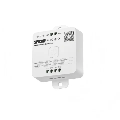 SP638E SPI RGB LED控制器 – 600像素，App与遥控 - 图片 2