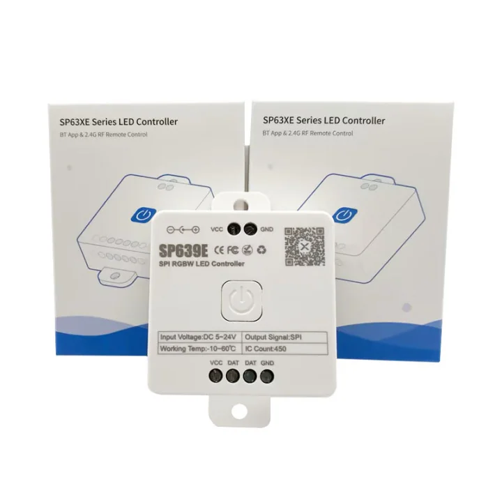 Contrôleur LED SPI RGBW SP639E – APP musique Bluetooth, télécommande 2,4G, 450 pixels - image 2