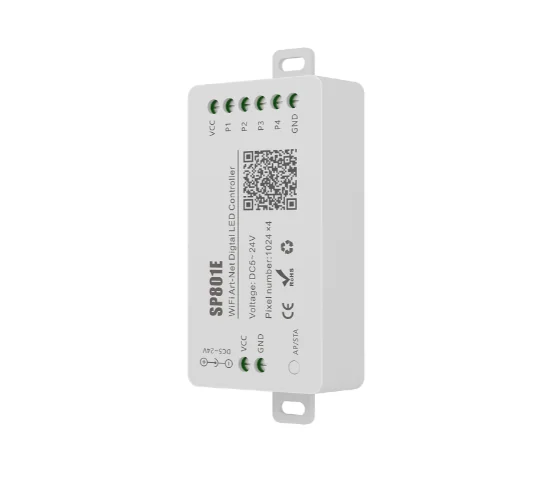 Contrôleur LED WiFi Art-Net SP801E – Réseau double mode et effets multicouches - image 2
