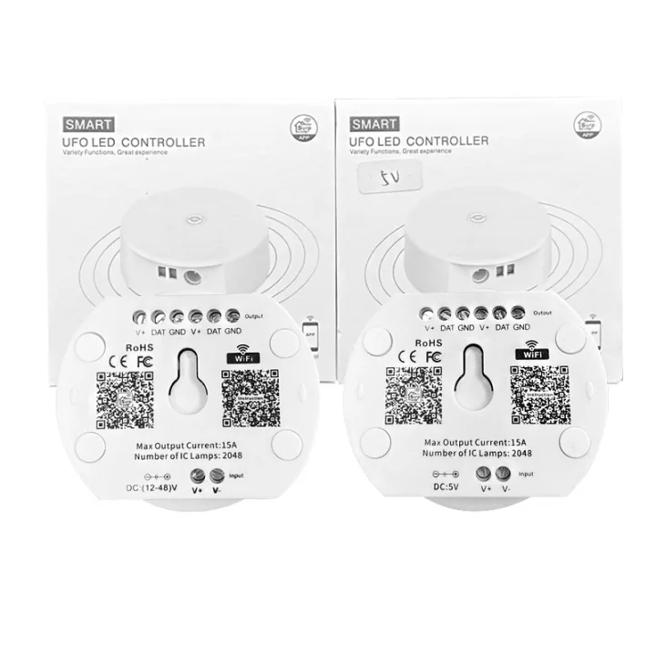 Contrôleur Wi-Fi à commande sonore SPI UFO Magic RGB/RGBW – APP, Alexa, Google Home - image 2